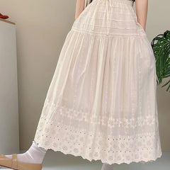 French Sweet A- Line Skirt High Waist Slimming Dress