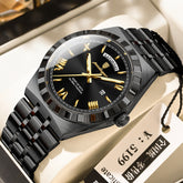 Trendy Men's Night Light Waterproof Watch