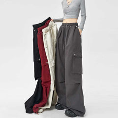 Women's Loose Casual Mechanical Style Sports Pants