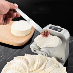 Electric dumpling maker machine – white modern simple design detail