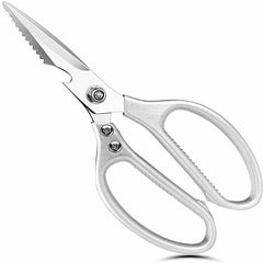 Heavy duty kitchen scissors for meat – stainless steel food shears front view