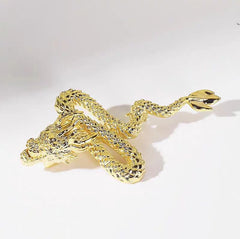 Chinese Style Golden Dragon Soaring, Zodiac Year Dragon Brooch, Men's And Women's Suit Accessories Design Sense Niche Exquisite Brooch, Men's And Women's Chest Flower Fixed Clothes Retro High-end Atmo