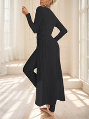 Ladies' Solid-color Long-sleeved Suit