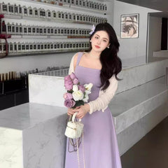 Plus Size High-grade French Strap Dress Women