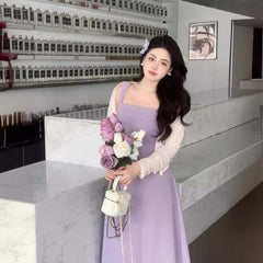 Plus Size High-grade French Strap Dress Women