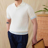 All-matching Lapel T-shirt Trendy Men