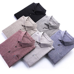 New Men's Linen Like Casual Shirt