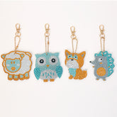 DIY Diamond Keychain Cartoon Animal Series