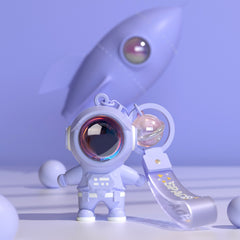 Cartoon Astronaut Gift Bag Pendant Astronaut Couple Keychain
