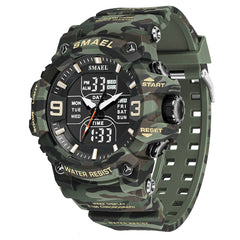 Outdoor Waterproof Electronic Watch Camouflage Sports Luminous Tactics