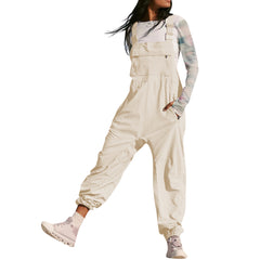 Working Bib Top Pants Amazon Fashion Leisure Tappered Jumpsuit