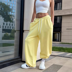 Y2g Loose Fashion Waist-controlled Wide-leg Pants For Women