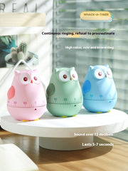 Student timer alarm clock for kids – astronaut owl design options