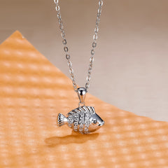Fish Shape Pendant Personalized Design Necklace