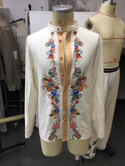 Men's Ethnic Style Retro Casual Collar Embroidered Shirt