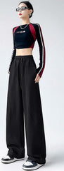 Ankela Casual Sweatpants Fleece-lined Thickened