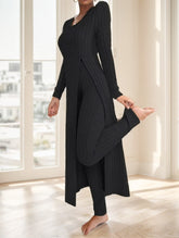 Ladies' Solid-color Long-sleeved Suit