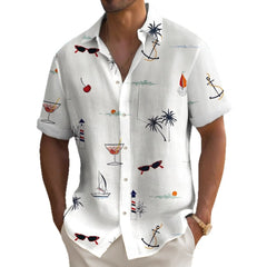 Men's Fashion Hawaiian Digital Printing Shirt