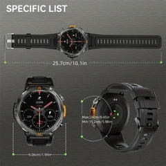 Silicone KE3 INEYES Hot Sale Smart Watch For Men With 3ATM Waterproof, Large HD Display, Sports Smart Watches For Men With LED Flashlight