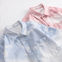 Summer Menswear Trendy All-match Short-sleeved Shirt