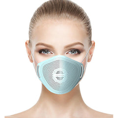 Silica Gel Breathing Valve Activated Carbon Replaceable Cartridge Dust Mask