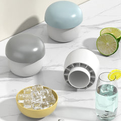 Silicone ice cube mold 55 piece – gray yellow baby blue color options