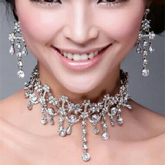 In the new factory direct Bride Wedding Dress Wedding Necklace red suit jewelry accessories spot