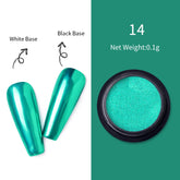 Metal Nail Glitter Powder Rub Gel Polish Dust Shiny Gold Silver Fine Flakes Pigment DIY Accessories Decor