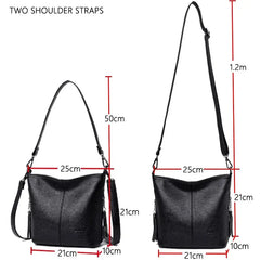 Hand Crossbody Bags For Women 2024 New Luxury Designer Handbag Leather Tassel Shoulder Bags Purses And Handbags Tote Bag Bolsa