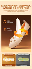 Long Lasting Safe Foot Warmer Hot Compress Patch Heating Insole - Male
