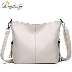 Hand Crossbody Bags For Women 2024 New Luxury Designer Handbag Leather Tassel Shoulder Bags Purses And Handbags Tote Bag Bolsa