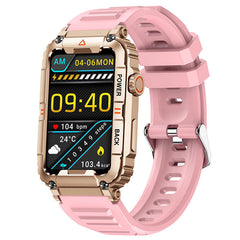 KR88 Bluetooth Calling 157-inch Voice Assistant Heart Rate Blood Oxygen Monitoring Multi-sport Smart Watch