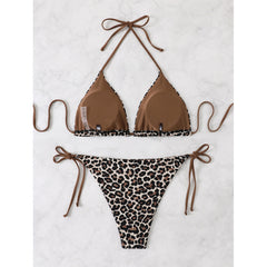 Split Quick-drying Women's Triangle Bag Swimsuit