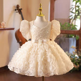 Children's Flower Girl Baby Girl One Year Old Birthday Party Princess Dress