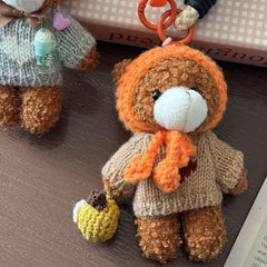 Fashion Mobile Phone Strap Cartoon Bear Pendant