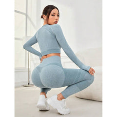 Seamless Workout Clothes Outdoor Sports Suit