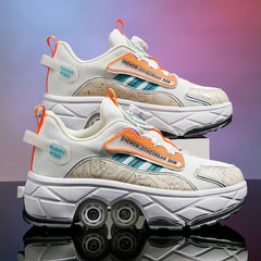 Children's Skates Four-wheel Invisible Deformation