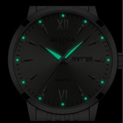 Men's Luminous Double Calendar Fake Mechanical Watch Luminous Waterproof