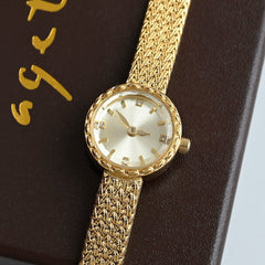 Mid-ancient Simple Retro Special Interest Light Luxury Small Golden Watch Women