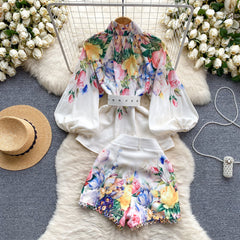 Court Suit Spring Women's Design Print