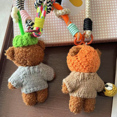 Fashion Mobile Phone Strap Cartoon Bear Pendant