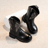 Girls' Embroidered Martin Boots