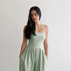 Fashion Personality Women's Fitness Sports One-piece Jumpsuit