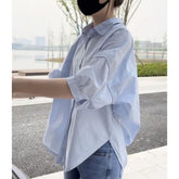 Fashion Personality Half Sleeve Women's Casual Shirt Top
