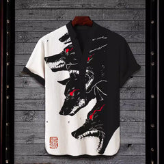 3D Digital Animal Style Short Sleeve Shirt