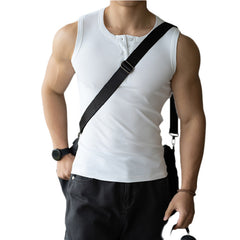 Four-sided Stretch Sunken Stripe Fitness Vest