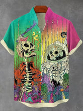 Fashion Personality Men's Art Pattern Shirt