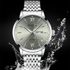Men's Luminous Double Calendar Fake Mechanical Watch Luminous Waterproof