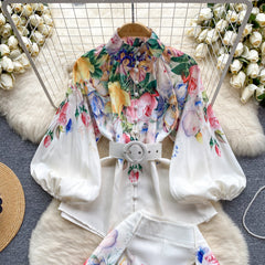 Court Suit Spring Women's Design Print