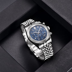 Stainless Steel Calendar Luminous Sports Fashion Men's Quartz Watch